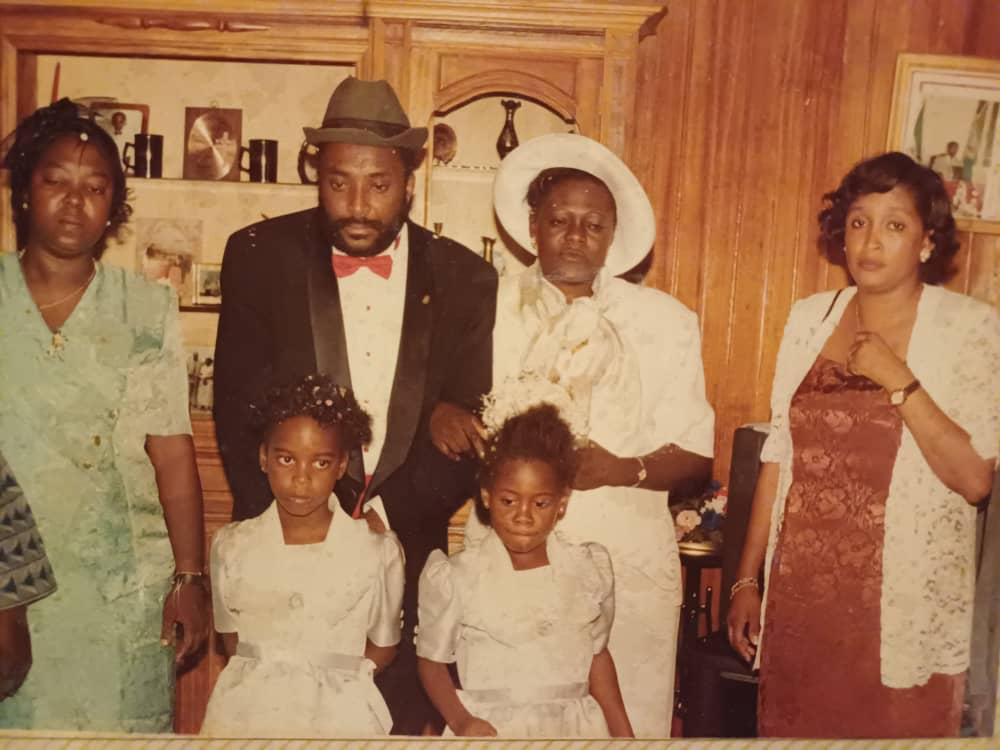 Miguel Abia with his family Miguel Abia with his family